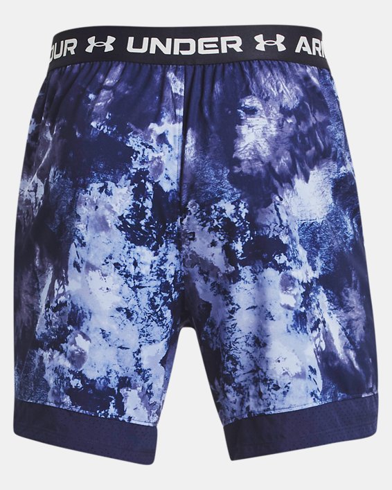 Shorts de 15 cm UA Vanish Woven Printed para hombre, Blue, pdpMainDesktop image number 8